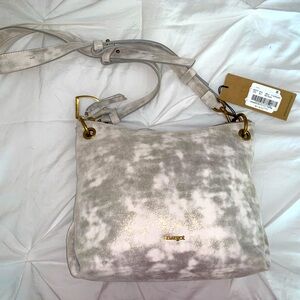 Silver Crossbody Bag
